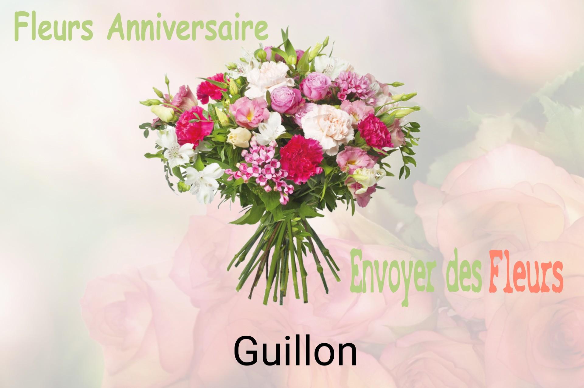 Bouquet de fleurs d’anniversaire livré à Guillon
