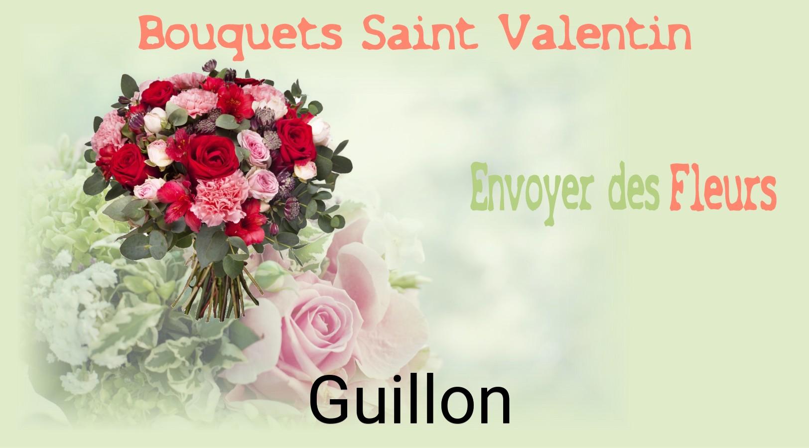 Roses de Saint-Valentin livrées à Guillon